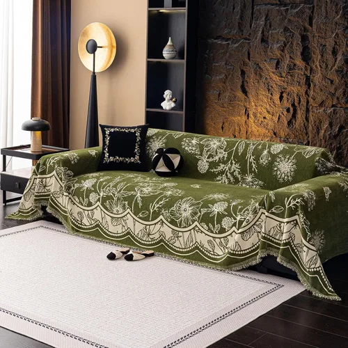 Vista 20 de DREAMINGO Fundas de sofá biplaza para sofá de 2 plazas, manta jacquard moderna y minimalista protectora de muebles para mascotas, lavable, funda