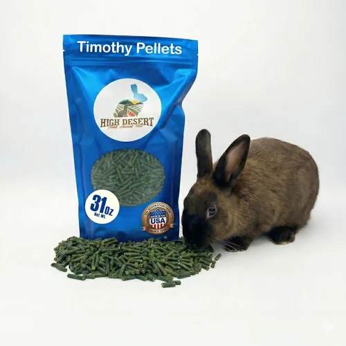 Vista 10 de High Desert Timothy - Pellets de heno para mascotas pequeñas, pellets de Timothy naturales para alimentación diaria, conejos, chinchillas y cobayas