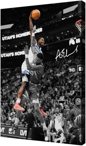 Vista 22 de Póster firmado de baloncesto de la superestrella Jalen Brunson para habitación de niños, fans, decoración de pared del dormitorio, carteles