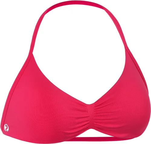 Vista 18 de AUROLA - Brasier deportivo Influence con tirantes delgados para mujer, brasier con relleno y tirantes de impacto sin espalda, para entrenamiento