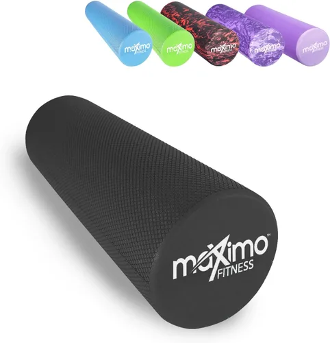 Vista 10 de Maximo Fitness Foam Roller - High Density Exercise Roller for Trigger Point Self Massage, Muscle and Back Roller for Fitness, Physical Therapy, Yoga