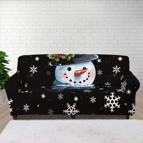 Vista 26 de Horeset Snowy Tree - Funda de sofá para 2 cojines, decoración del hogar, funda protectora de muebles para perro, impermeable y lavable Árbol nevado