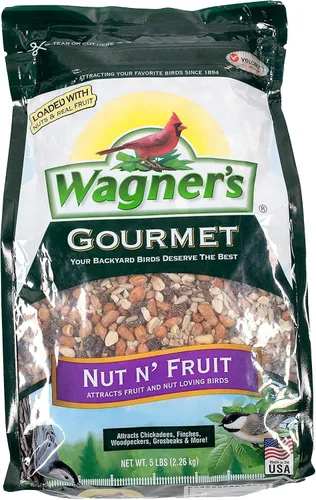 Vista 10 de Wagner's 82072 Gourmet Nut & Fruit - Alimento para pájaros silvestres, 5 libras (paquete de 1)