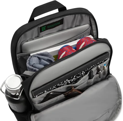 Vista 7 de Timbuk2 Parkside Mochila para laptop 2.0, Eco Negro, Tamaño único, Computadora portátil
