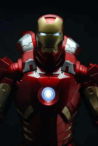 Vista 2 de NECA Figura de acción Avengers Iron Man 18, escala 1:4