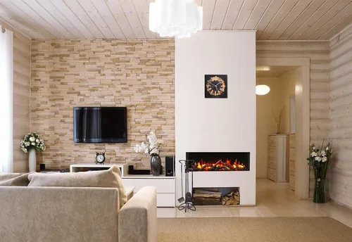 Vista 5 de Chimenea eléctrica TRU-VIEW-SLIM-72-3 caras