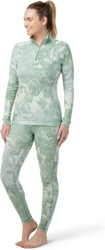 Vista 2 de Smartwool Merino 250 - Capa base con cremallera de 14 para mujer, 100% lana merino