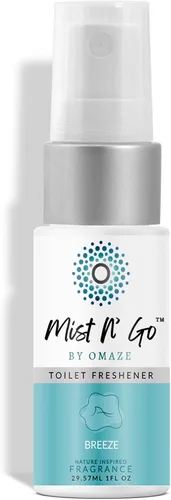 Vista 11 de Mist N' Go by Omaze - Aerosol de Baño de Viaje para Inodoro Eliminador de Olores - Aerosol de Inodoro de Viaje para Ambientador de Aire de Baño