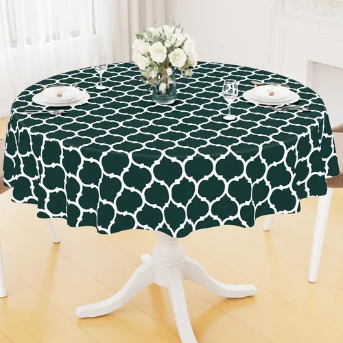 Vista 49 de Smiry - Mantel cuadrado de vinilo impermeable con respaldo de franela para mesas cuadradas, manteles de plástico lavables a prueba de derrames
