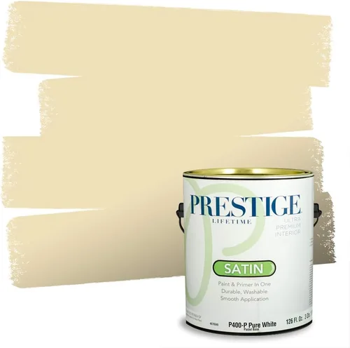 Vista 199 de PRESTIGE Pintura exterior e imprimación en uno, Apalaches, plano, 1 galón