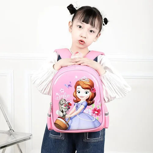 Vista 7 de Zrutpim Mochila escolar ligera e impermeable para niños, mochila escolar con dibujos animados 3D para niños y niñas, mochila para niños y niñas