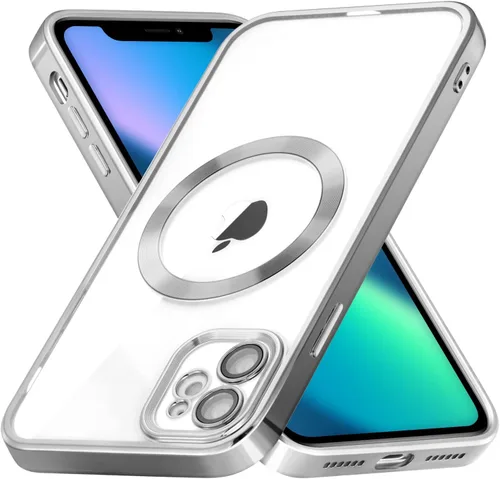 Vista 16 de ZCDAYE Funda con purpurina para iPhone 11 con decoración de diamantes, funda brillante de lujo con protector de cámara compatible con carga sin
