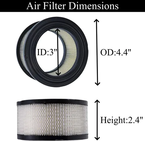 Vista 2 de Filtro de aire 32170979 compatible con limpiador de compresor de aire Ingersol Rand T30 SS5 2340 2475 (paquete de 4)