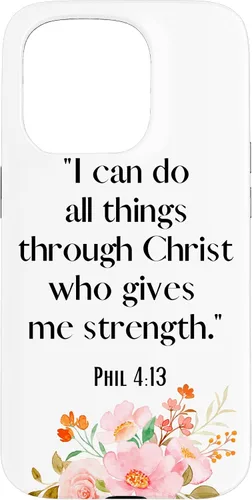 Vista 14 de I Can Do All Things Through Christ Jesus Philippians 4:13 Case for iPhone 17