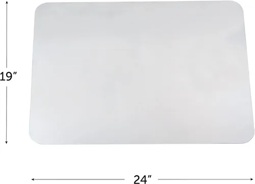Vista 3 de Artistic organizador de escritorio transparente antimicrobiano con microban de 19 x 24 pulgadas, Transparente