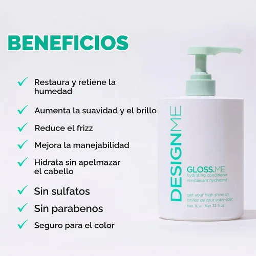 Vista 2 de GLOSS.ME Hydrating Conditioner by DESIGNME