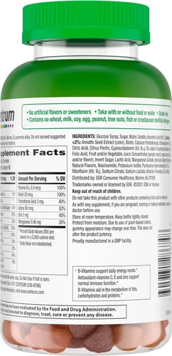 Vista 15 de Centrum MultiGummies para adultos, sabores variados de frutas, 180