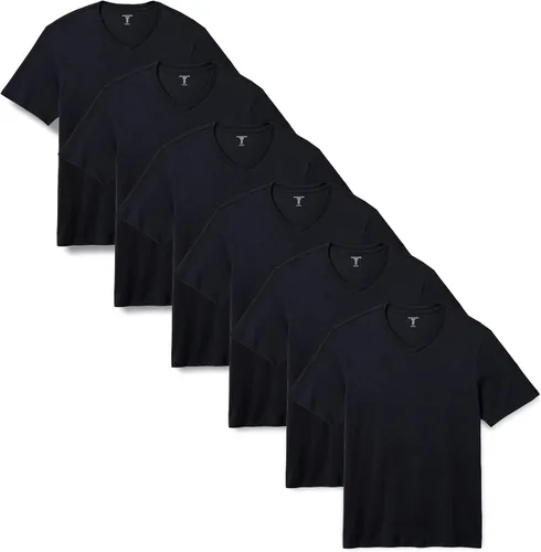 Vista 12 de Amazon Essentials Camiseta de manga corta con cuello redondo para hombre, ajuste regular, paquete de 6