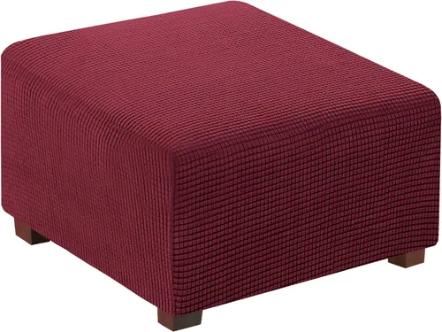 Vista 29 de Flamingo P Funda otomana elástica cuadrada, protector de muebles, protector de muebles plegable, protector de muebles, funda suave con parte