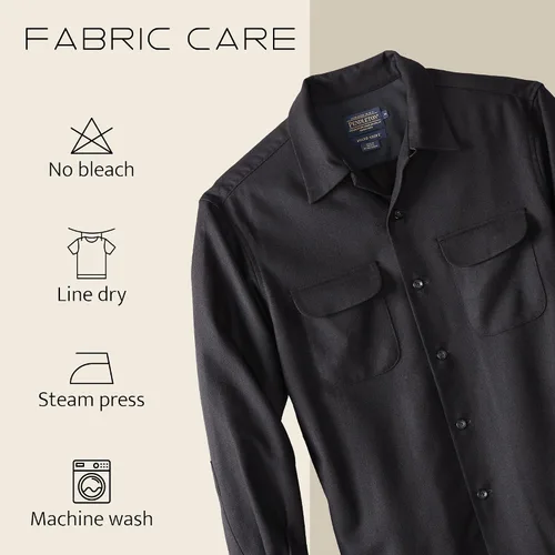 Vista 6 de Pendleton - Camisa de lana estilo clásico de manga larga para hombre