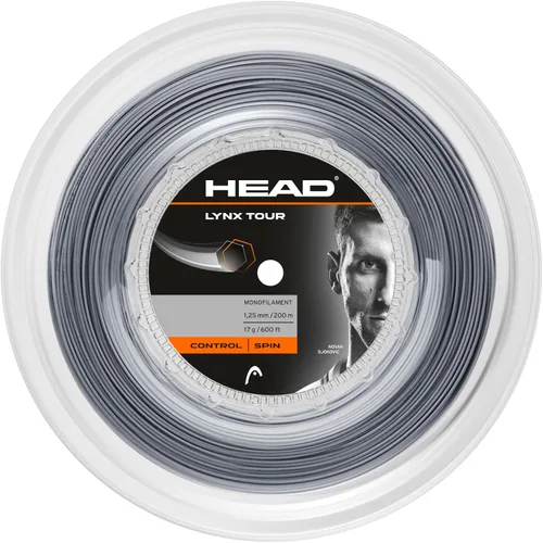 Vista 8 de HEAD Lynx - Juego de cuerdas de raqueta de tenis de 40 pies, cuerda de raqueta de monofilamento, toque animado, control perfecto