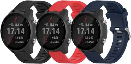 Vista 8 de Correa para Garmin Forerunner 245, banda de repuesto de silicona suave para Garmin Forerunner 245 / Forerunner 645