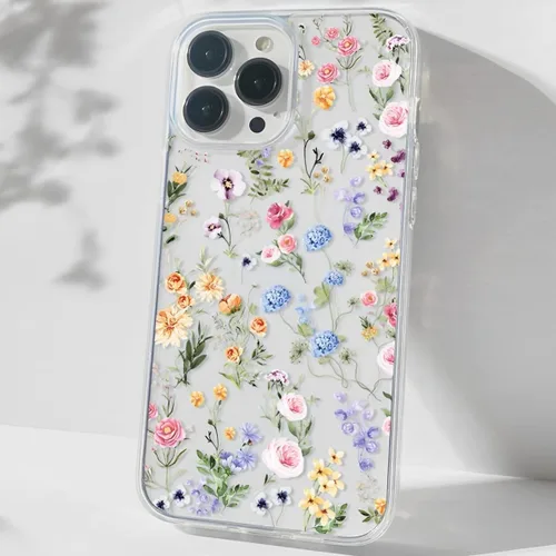 Vista 80 de bicol - Funda protectora a prueba de golpes para iPhone 15 Plus, funda delgada de acrílico transparente y diseños modernos para niña y mujer, 6.7
