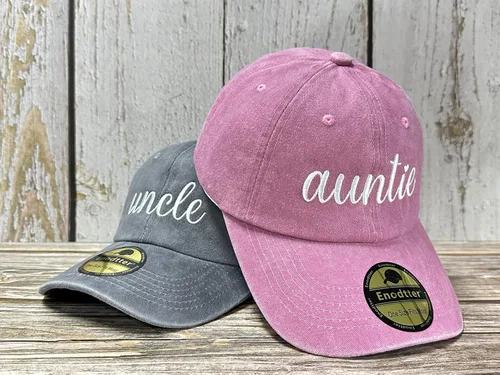 Vista 16 de Sombreros bordados para tío tía, abuelo, abuela, mamá, mini