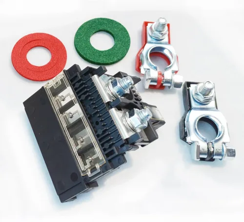 Vista 6 de 24380-79915 2438079915 Fusible de Batería Fuselink Fusible 24340-7F000, tuercas de terminal positivo de batería, compatible con Nissan 350Z