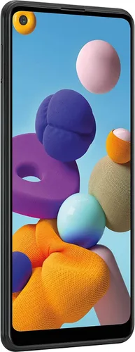 Vista 2 de Samsung Galaxy A21, 32GB, negro - Bloqueado a Verizon (renovado)