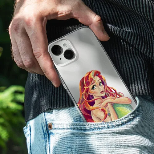 Vista 8 de ERT GROUP Funda de teléfono celular para Apple iPhone 14 Plus, original y con licencia oficial de Disney, Ariel 004 se adapta de forma óptima a