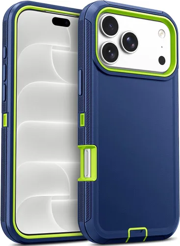 Vista 74 de Jelanry Funda para iPhone 15 5G de alta resistencia, protección resistente Negro