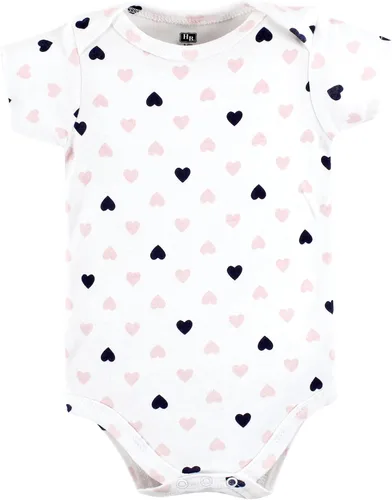 Vista 4 de Hudson Baby baby-girls Cotton Bodysuits 3-pack
