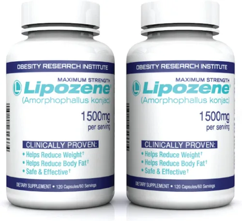 Vista 10 de Lipozene Píldoras de dieta - Suplemento para perder peso - Suprime el apetito - Tres botellas de 90 cápsulas en total