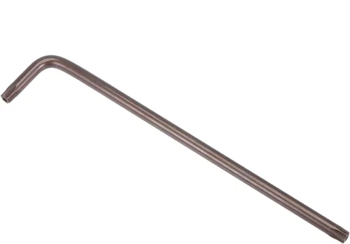Vista 6 de uxcell T30 Anti Tamper Proof Torx Star Key Bit Llave, forma de L 6.5 pulgadas brazo largo, acero S2