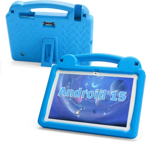 Vista 8 de Tablet para niños de 10 pulgadas, Android 15 Tablets para niños de 3 a 12 años, control parental, aplicaciones para niños precargadas, Octa-Core