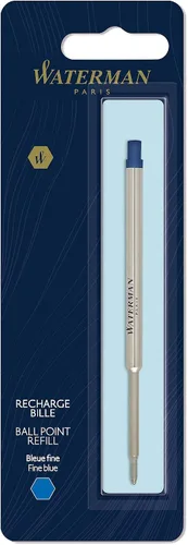Vista 3 de Waterman Recambio para bolígrafo de punta fina con tinta negra, 1 unidad Negro