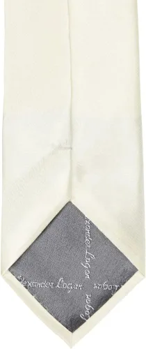 Vista 366 de tiemart Corbata de color sólido para hombre Longitud estándar
