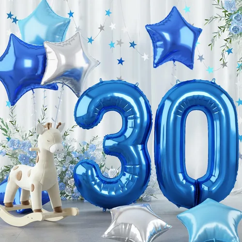 Vista 27 de Decoración de Globos Número 10 de 40 Pulgadas, Globos de Corazón Neutro de Papel de Aluminio Crema Retro Albaricoque Marrón con Globo de Helio