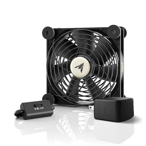 Vista 11 de AC Infinity MULTIFAN Mini, Ventilador USB Compacto de 40mm x 20mm, Certificado UL para Equipo VR, Acuario, Roku, Router, Raspberry Pi, Cosplay