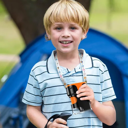Vista 7 de Juguete STEM de microscopio digital para niños: kit completo de regalo