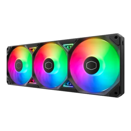 Vista 17 de Cooler Master MF120 Lite Black Carcasa Refrigerador Líquido Ventilador Enfriador de Aire, Ventilador de 120mm, PWM Dinámico 1,750 RPM, Palas