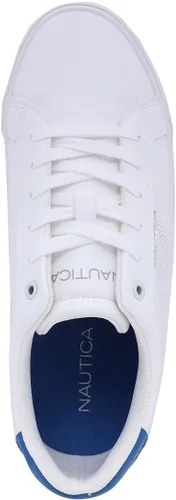 Vista 4 de Nautica Mocasines clásicos de moda con cordones para hombre, estilo casual y cómodo