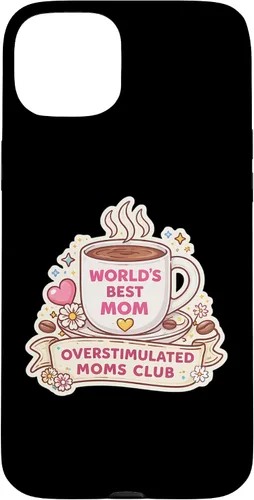 Vista 9 de Overstimulated Moms Club Funny Mother's Day Mama Mum Momma Case for iPhone 17