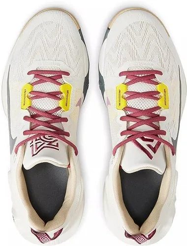 Vista 3 de Nike Baloncesto masculino de tres cuartos de altura, Gris, amarillo