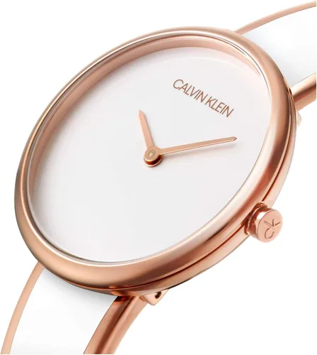 Vista 5 de Calvin Klein Reloj para mujer con correa de acero inoxidable K4E2N616 blanco talla única K4E2N616-AMZUK Blanco talla única K4E2N616-AMZUK