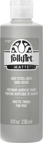 Vista 14 de FolkArt Pintura acrílica para manualidades, acabado mate, gris francés clásico, 8 onzas líquidas