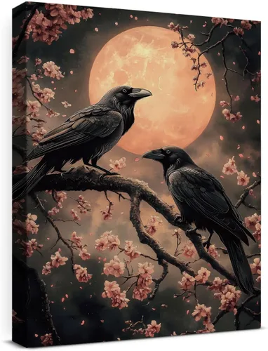 Vista 34 de QPVXSST Arte de Pared Interesante de Fantasma de Halloween para Baño, Póster Impreso en Lienzo de Estilo Gótico, Decoración de Baño con Diseño