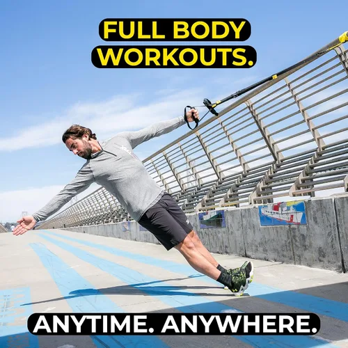 Vista 9 de TRX GO Entrenador de Suspensión, Gimnasio Portátil en Casa, Para Entrenamiento de Fuerza, Equipo de Ejercicio de Cuerpo Completo