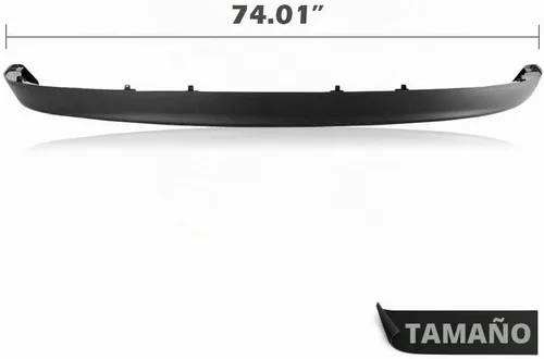 Vista 4 de G-PLUS Valancia de deflector de aire para parachoques delantero inferior Compatible con Dodge Ram 1500 2002-2008, se ajusta a Ram 2500 3500